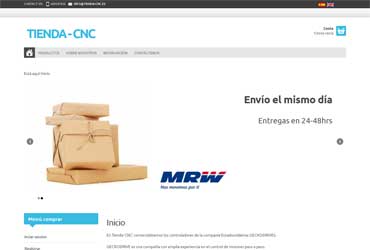 website tienda-cnc